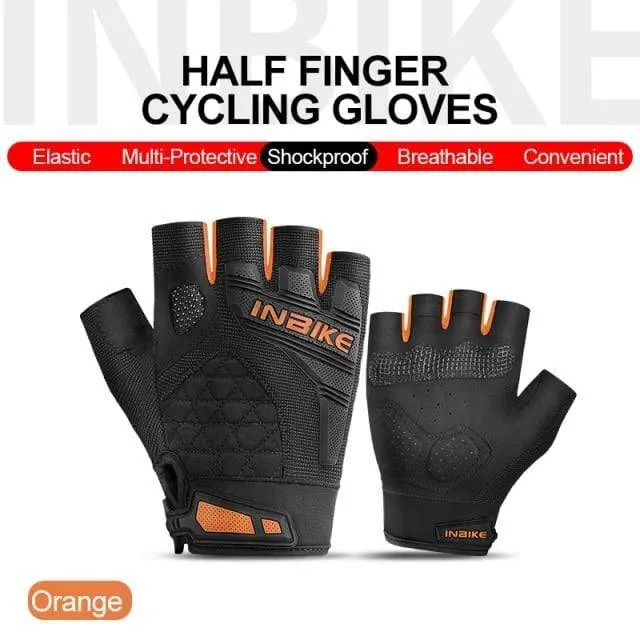Motorradhandschuhe Halbfinger Fingerlose Motorradhandschuhe Herren Damen Sommer Atmungsaktiv Radfahren Stoßfest MTB Sport Gym