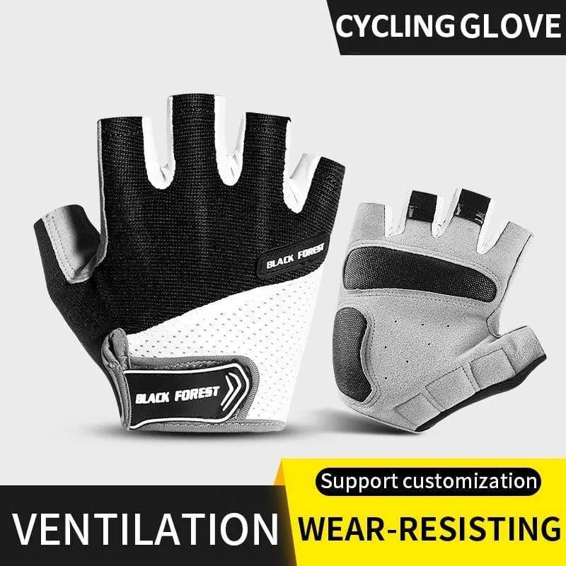 Fahrradhandschuhe Rutschfeste MTB-Handschuhe Mountainbike Halbfingerhandschuhe Männer Sommer Fahrrad Gym Fitness Sport guantes moto