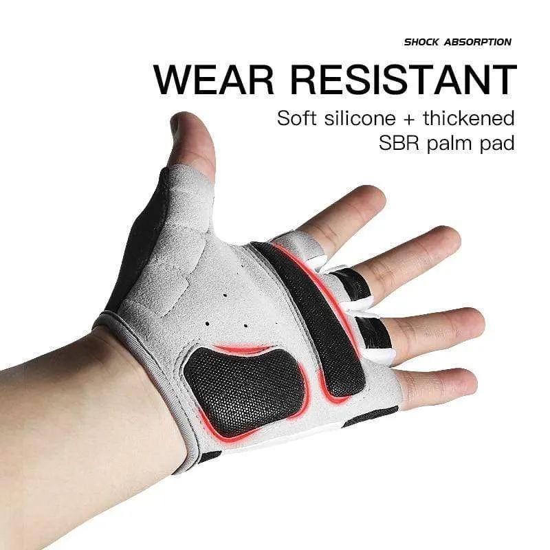 Fahrradhandschuhe Rutschfeste MTB-Handschuhe Mountainbike Halbfingerhandschuhe Männer Sommer Fahrrad Gym Fitness Sport guantes moto