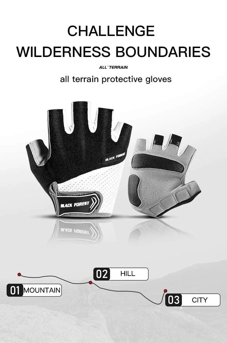 Fahrradhandschuhe Rutschfeste MTB-Handschuhe Mountainbike Halbfingerhandschuhe Männer Sommer Fahrrad Gym Fitness Sport guantes moto