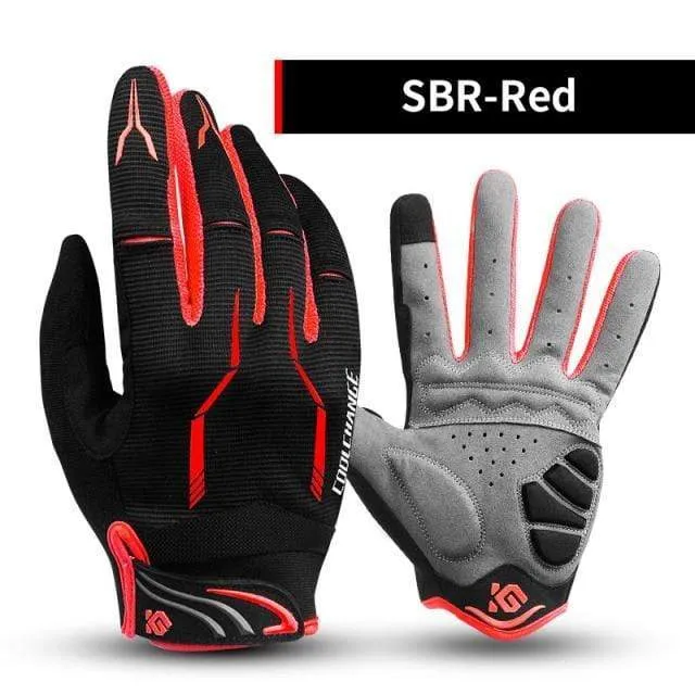 10 Farben Winter Damen Herren Fahrradhandschuhe Vollfinger mit GEL-Pad stoßfest MTB Mountainbike Fahrradhandschuhe