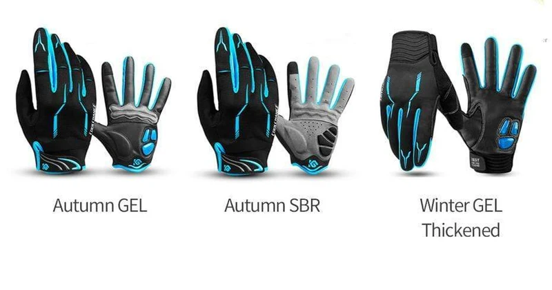 10 Farben Winter Damen Herren Fahrradhandschuhe Vollfinger mit GEL-Pad stoßfest MTB Mountainbike Fahrradhandschuhe