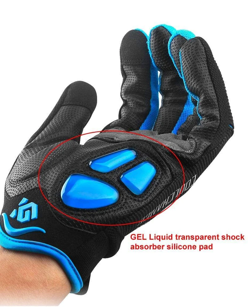 10 Farben Winter Damen Herren Fahrradhandschuhe Vollfinger mit GEL-Pad stoßfest MTB Mountainbike Fahrradhandschuhe
