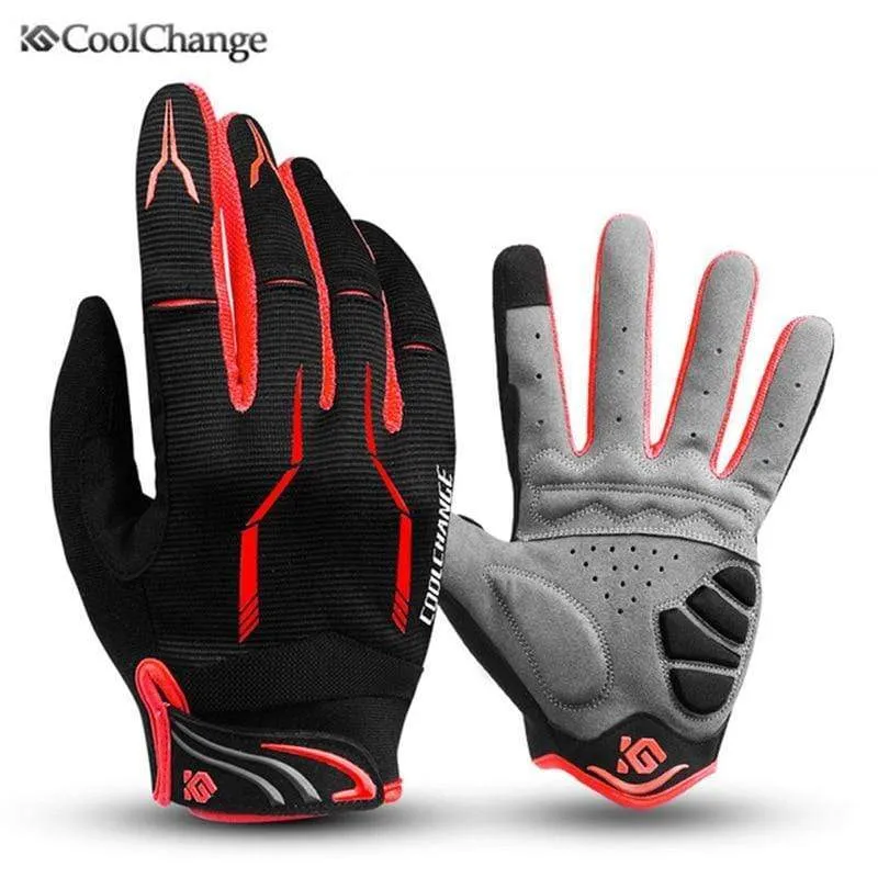 10 Farben Winter Damen Herren Fahrradhandschuhe Vollfinger mit GEL-Pad stoßfest MTB Mountainbike Fahrradhandschuhe