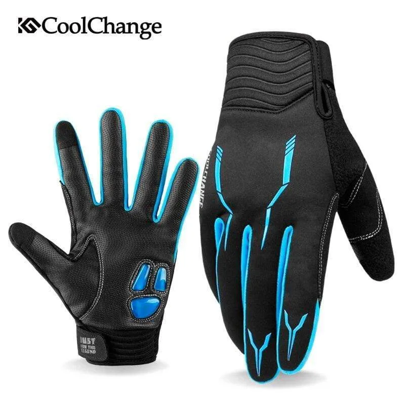 10 Farben Winter Damen Herren Fahrradhandschuhe Vollfinger mit GEL-Pad stoßfest MTB Mountainbike Fahrradhandschuhe