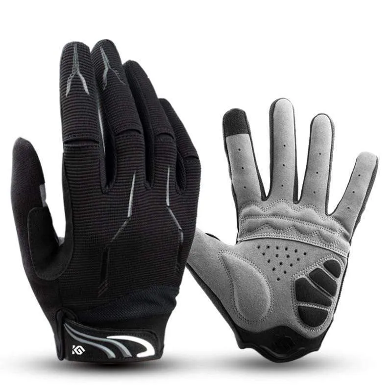 10 Farben Winter Damen Herren Fahrradhandschuhe Vollfinger mit GEL-Pad stoßfest MTB Mountainbike Fahrradhandschuhe