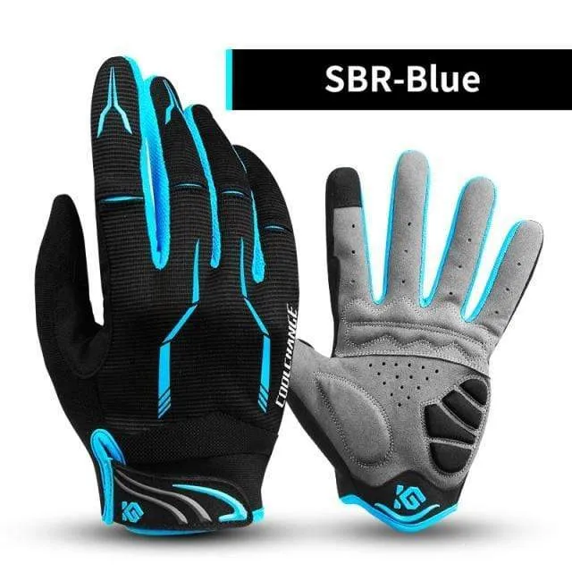 10 Farben Winter Damen Herren Fahrradhandschuhe Vollfinger mit GEL-Pad stoßfest MTB Mountainbike Fahrradhandschuhe