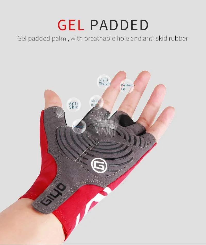 Fahrradhandschuhe Halbfinger Gel Sport Racing Fahrradhandschuhe Frauen Männer Sommer Rennrad Handschuhe MTB Luva Guantes Ciclismo