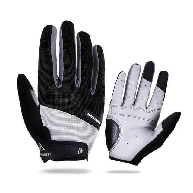 Outdoor Herren Vollfinger Fahrradhandschuhe Guantes Ciclismo Rennrad Mountainbike MTB Handschuhe Lange Finger Fahrradhandschuhe ML XL
