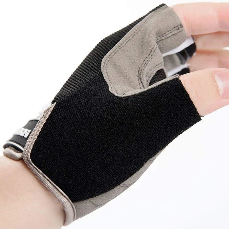 Atmungsaktive Halbfinger-Fahrradhandschuhe mit Anti-Rutsch-Pad, Motorrad-MTB-Rennradhandschuhe, Herren- und Damen-Sport-Fahrradhandschuhe