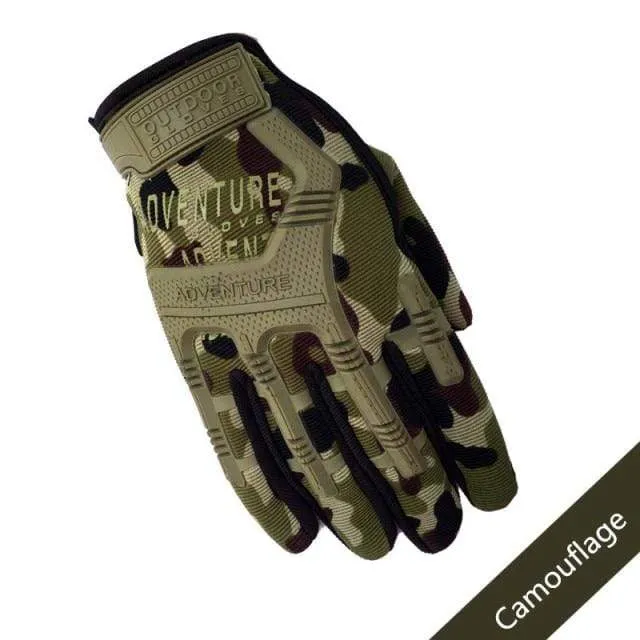 Taktische Handschuhe für Männer und Frauen, Vollfinger-Handschuhe, Camouflage, Paintball, Militärhandschuhe, SWAT, Soldat, Schießen, Fahrradhandschuhe, Handschuhe