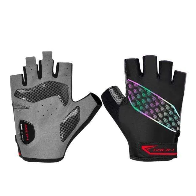 Männer Stoßfest Gel Pad Radfahren Handschuh Halb Finger Sport Handschuhe Sommer Fahrrad Gym Fitness Handschuhe Anti-slip MTB fahrrad Handschuhe