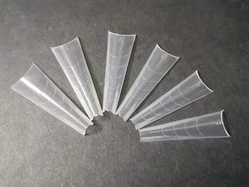 Duale Nagelformen, French False Tips Builder, Poly UV-Nagelgel-System, Acryl-Nagelkunst-Dekorationen, lange vollständige Abdeckung, einfache Werkzeuge