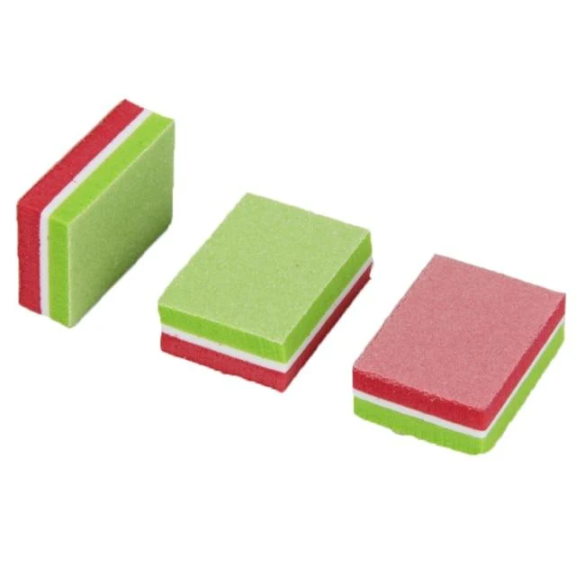 500 Teile/los Mini Nagel Datei 100/180 Einweg Nagel Puffer Block Großhandel Bunte Kleine Maniküre Werkzeuge Datei Zubehör