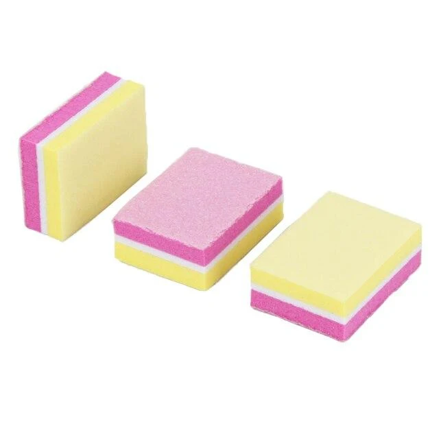 500 Teile/los Mini Nagel Datei 100/180 Einweg Nagel Puffer Block Großhandel Bunte Kleine Maniküre Werkzeuge Datei Zubehör