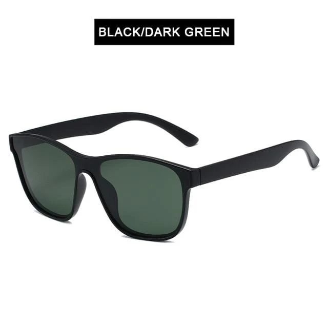 Quadratische polarisierte Sonnenbrille Männer Frauen Fashion Square männliche Sonnenbrille Marke Design einteilige Linse Brille UV400