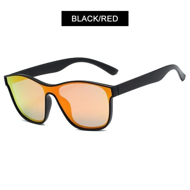 Quadratische polarisierte Sonnenbrille Männer Frauen Fashion Square männliche Sonnenbrille Marke Design einteilige Linse Brille UV400