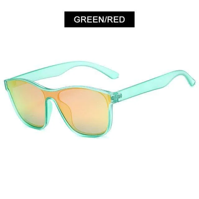 Quadratische polarisierte Sonnenbrille Männer Frauen Fashion Square männliche Sonnenbrille Marke Design einteilige Linse Brille UV400