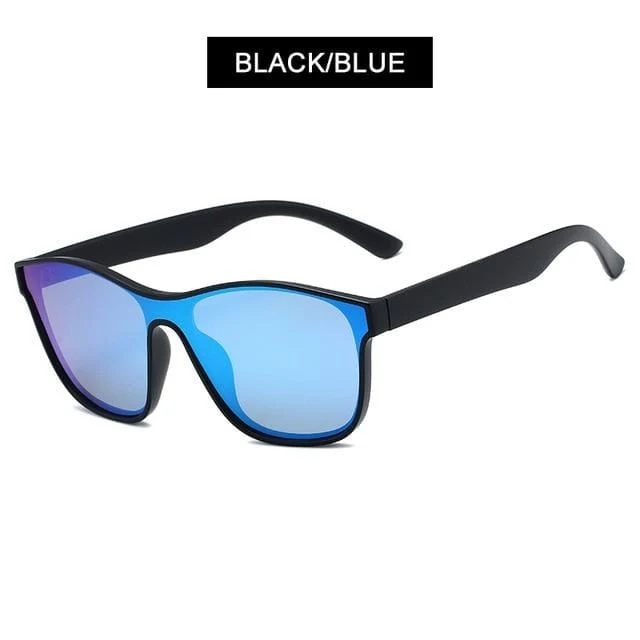 Quadratische polarisierte Sonnenbrille Männer Frauen Fashion Square männliche Sonnenbrille Marke Design einteilige Linse Brille UV400