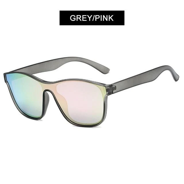 Quadratische polarisierte Sonnenbrille Männer Frauen Fashion Square männliche Sonnenbrille Marke Design einteilige Linse Brille UV400