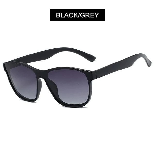 Quadratische polarisierte Sonnenbrille Männer Frauen Fashion Square männliche Sonnenbrille Marke Design einteilige Linse Brille UV400