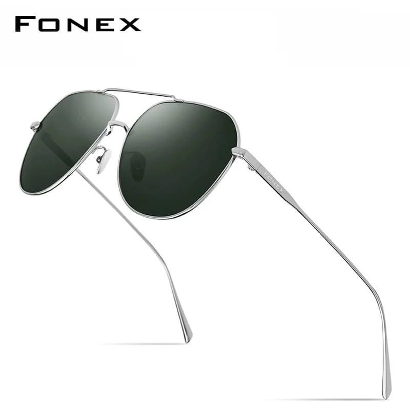 Polarisierte Sonnenbrille aus Titan für Herren, Markendesign, quadratische Sonnenbrille für Männer 2019, neue Modelle zum Autofahren im Freien, UV400-Schutz, 8506