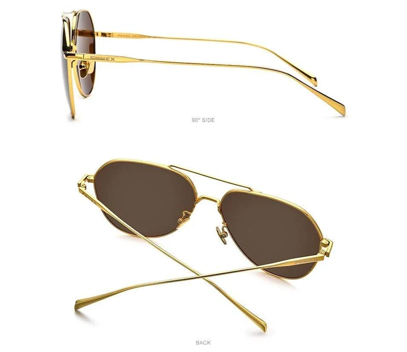 Polarisierte Sonnenbrille aus Titan für Herren, Markendesign, quadratische Sonnenbrille für Männer 2019, neue Modelle zum Autofahren im Freien, UV400-Schutz, 8506