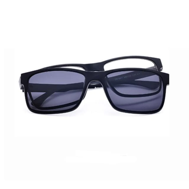 Polarisierte Magnetclip Brille Rahmen Männer Frauen Myopie Brille Optische Sonnenbrille Brille