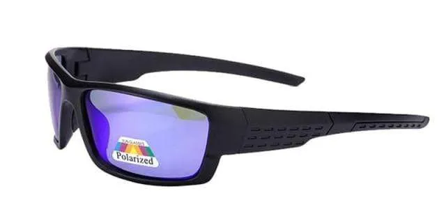 Polarisierte Sonnenbrillen Herren Markendesigner Square Sports Sonnenbrillen für Männer mit schwarzer Rahmenbrille UV400 okulary