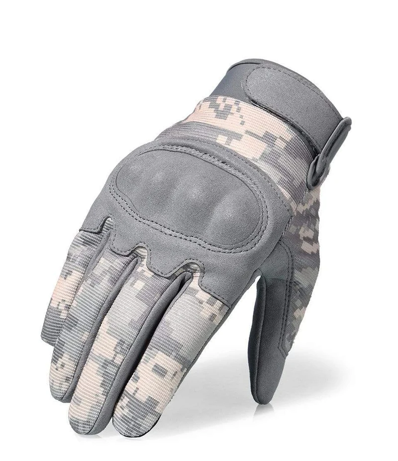Vollfingerhandschuh Airsoft Fahrradhandschuhe Touchscreen Camouflage Taktische Fäustlinge Militär Kampf Schießen Paintball Wandern Männer