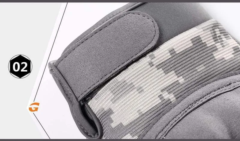 Vollfingerhandschuh Airsoft Fahrradhandschuhe Touchscreen Camouflage Taktische Fäustlinge Militär Kampf Schießen Paintball Wandern Männer
