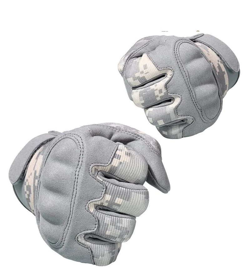 Vollfingerhandschuh Airsoft Fahrradhandschuhe Touchscreen Camouflage Taktische Fäustlinge Militär Kampf Schießen Paintball Wandern Männer