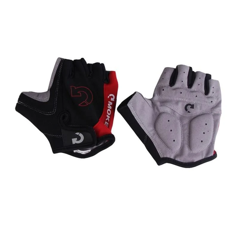 Halbfinger-Fahrradhandschuhe, rutschfest, mit Gelpolster, atmungsaktiv, für Motorrad, MTB, Rennrad, Herren und Damen, Sport, Fahrradhandschuhe, waschbar