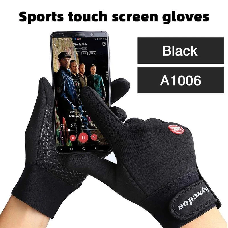 Herbst und Winter Outdoor-Sport Männer und Frauen wasserdichte winddichte warme Handschuhe Reiten Touchscreen Reißverschluss Ski Vollfingerhandschuh