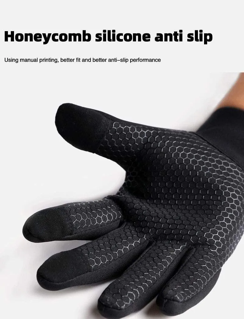 Herbst und Winter Outdoor-Sport Männer und Frauen wasserdichte winddichte warme Handschuhe Reiten Touchscreen Reißverschluss Ski Vollfingerhandschuh