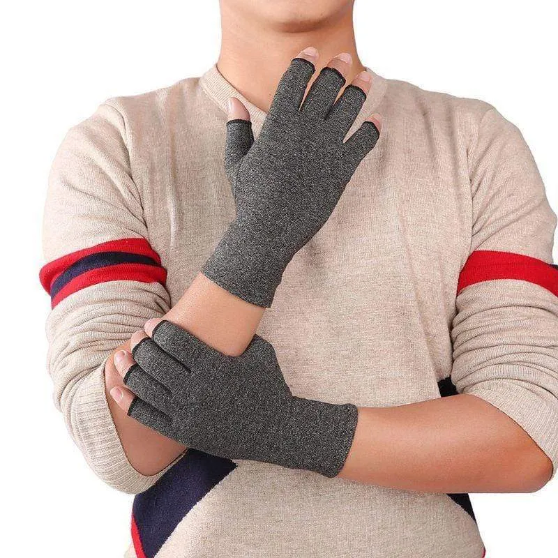 Frauen Männer Arthritis Kompression Handschuhe Fingerlose Gelenk Schmerzen Relief Rheumatoide Arthrose Hand Handgelenk Unterstützung Therapie Fäustlinge