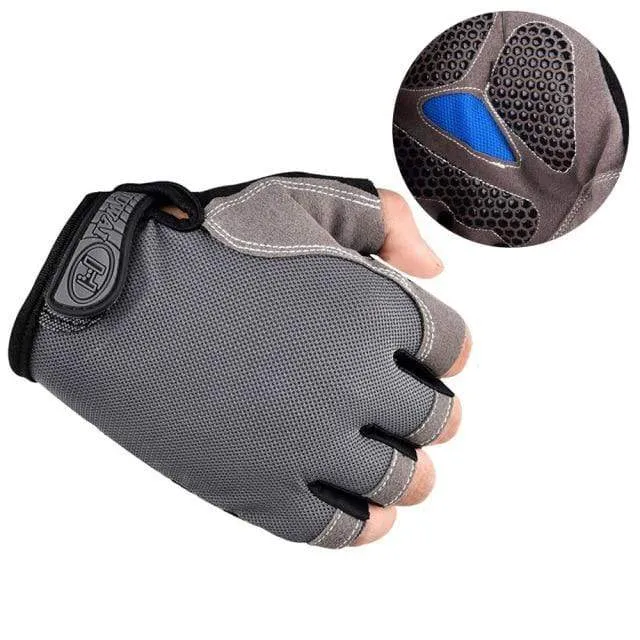 Fahrradhandschuhe, rutschfest, schnelltrocknend, Herren/Damen, Halbfinger-Fahrradhandschuhe, atmungsaktiv, Sommer, Mountainbike, Sporthandschuhe, L/XL, Code