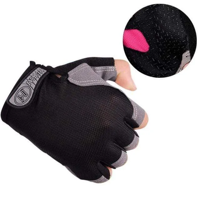 Fahrradhandschuhe, rutschfest, schnelltrocknend, Herren/Damen, Halbfinger-Fahrradhandschuhe, atmungsaktiv, Sommer, Mountainbike, Sporthandschuhe, L/XL, Code