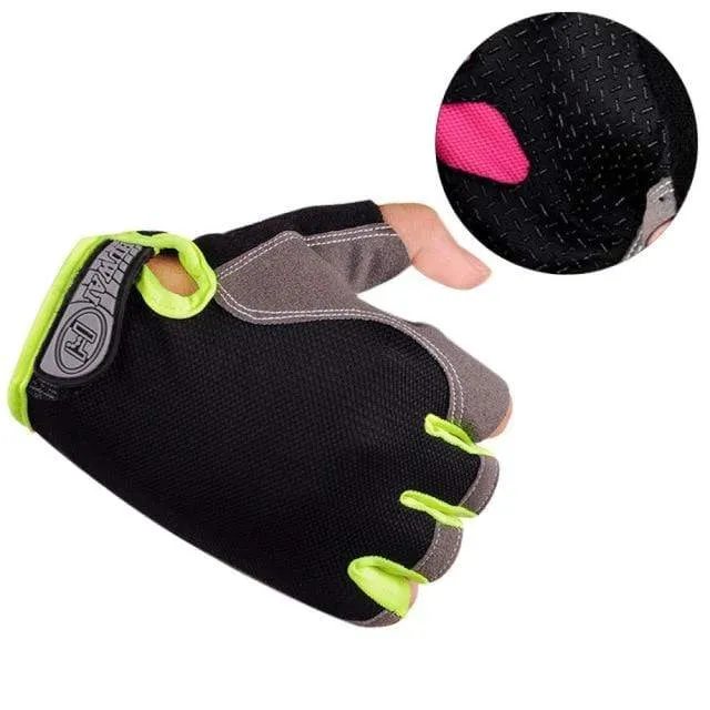 Fahrradhandschuhe, rutschfest, schnelltrocknend, Herren/Damen, Halbfinger-Fahrradhandschuhe, atmungsaktiv, Sommer, Mountainbike, Sporthandschuhe, L/XL, Code