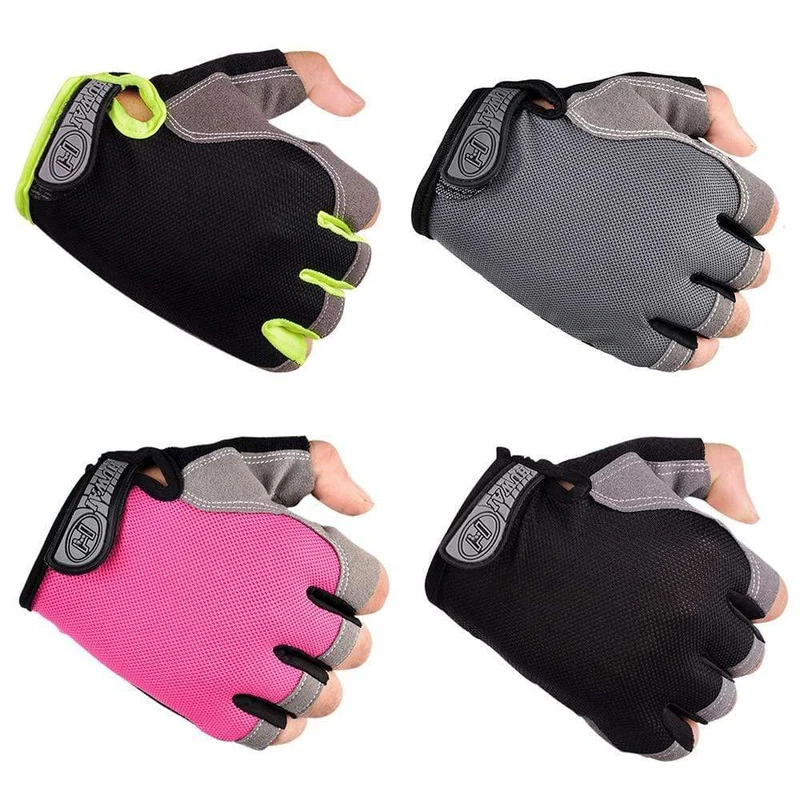 Fahrradhandschuhe, rutschfest, schnelltrocknend, Herren/Damen, Halbfinger-Fahrradhandschuhe, atmungsaktiv, Sommer, Mountainbike, Sporthandschuhe, L/XL, Code