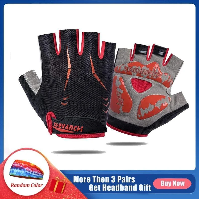 Professionelle Männer Gym Fitness Handschuhe Frauen Halb Finger Gewichtheben Radfahren Handschuhe Nicht-slip Sommer Fahrrad Sport