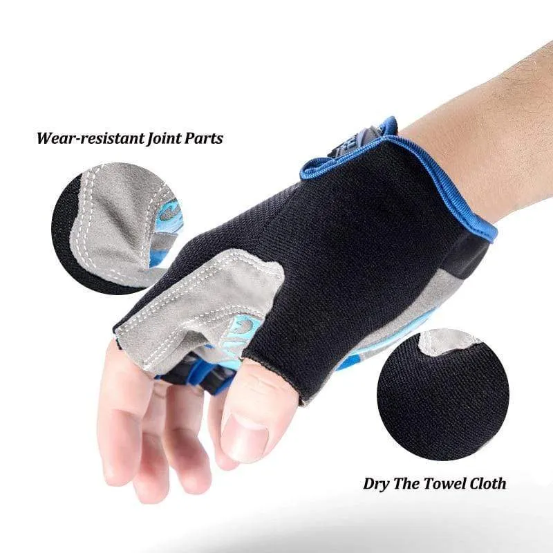 Professionelle Männer Gym Fitness Handschuhe Frauen Halb Finger Gewichtheben Radfahren Handschuhe Nicht-slip Sommer Fahrrad Sport