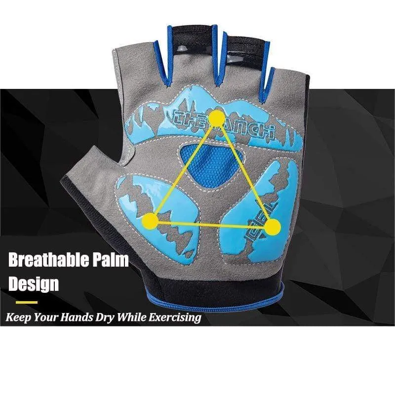 Professionelle Männer Gym Fitness Handschuhe Frauen Halb Finger Gewichtheben Radfahren Handschuhe Nicht-slip Sommer Fahrrad Sport