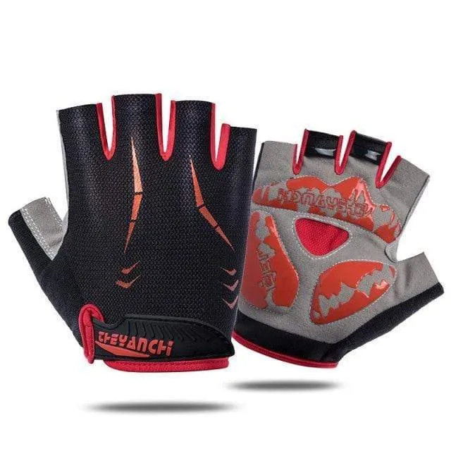 Professionelle Männer Gym Fitness Handschuhe Frauen Halb Finger Gewichtheben Radfahren Handschuhe Nicht-slip Sommer Fahrrad Sport