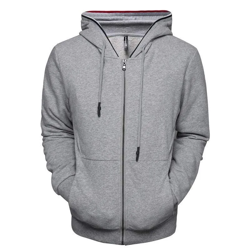 Zipper Cardigan Hoodies Männer Baumwolle Weiches Gefühl Einfarbig männer Sweatshirts Slim Fit Hohe Qualität Hoodied Männer