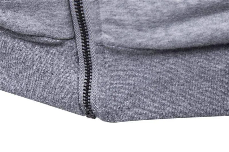 Zipper Cardigan Hoodies Männer Baumwolle Weiches Gefühl Einfarbig männer Sweatshirts Slim Fit Hohe Qualität Hoodied Männer