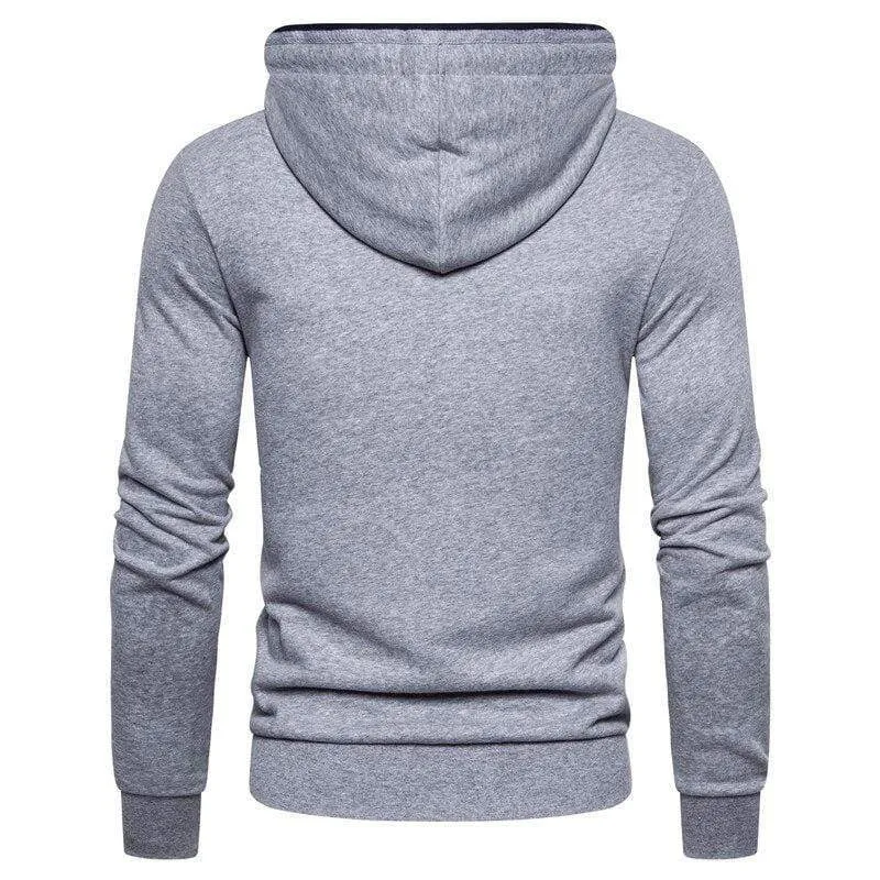 Zipper Cardigan Hoodies Männer Baumwolle Weiches Gefühl Einfarbig männer Sweatshirts Slim Fit Hohe Qualität Hoodied Männer
