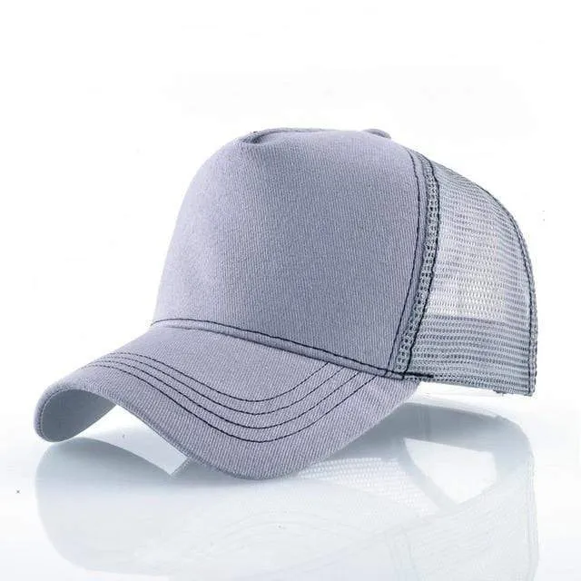 Tiere Stickerei Baseball Caps Männer Frauen Snapback Hip Hop Hut Sommer Atmungsaktive Mesh Sonne Gorras Unisex Streetwear Knochen