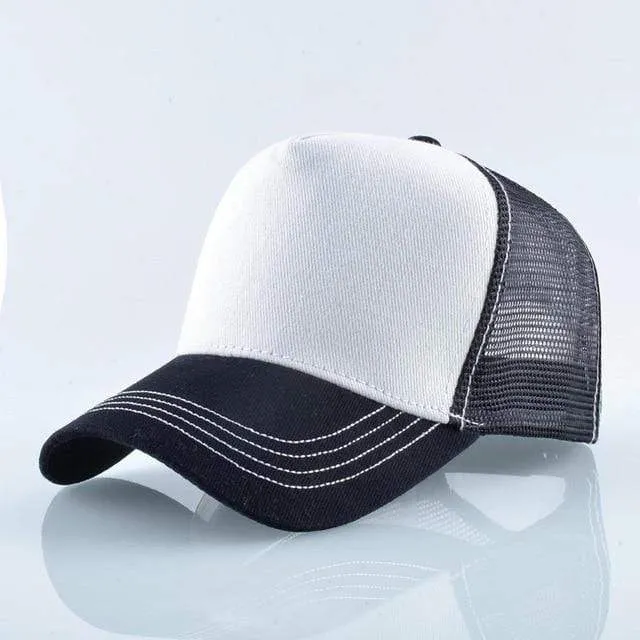 Tiere Stickerei Baseball Caps Männer Frauen Snapback Hip Hop Hut Sommer Atmungsaktive Mesh Sonne Gorras Unisex Streetwear Knochen