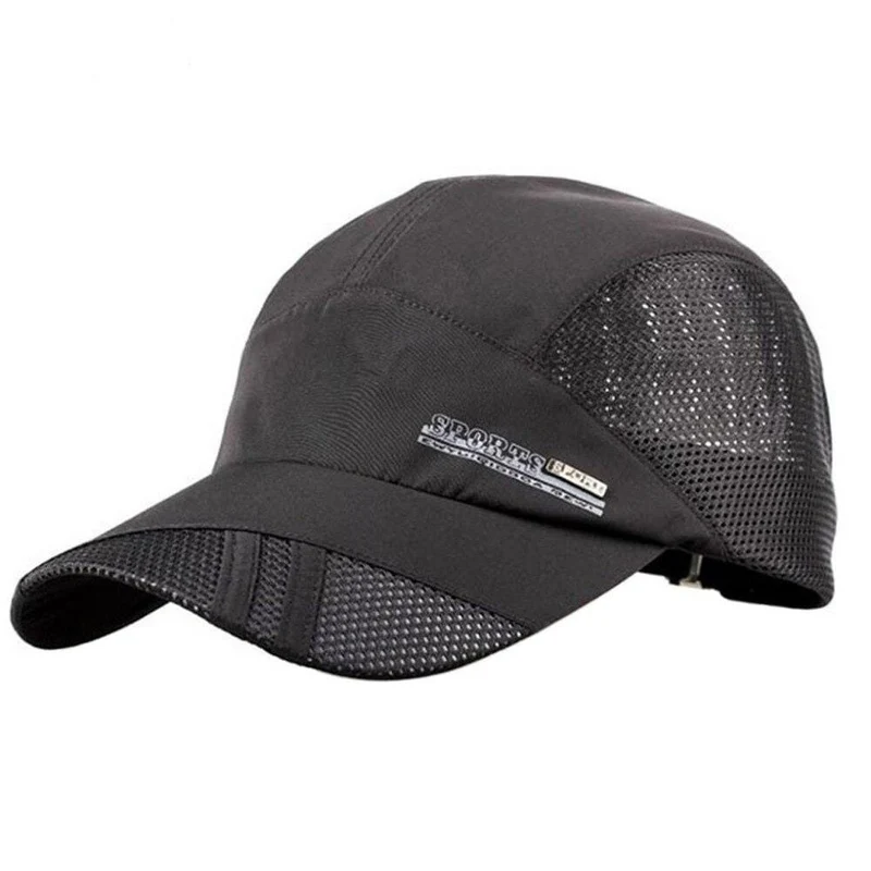 Herren Sommer Outdoor Sport Baseball Hut Lauf Visor Cap Heiße Beliebte Neue Coole Quick Dry Mesh Cap 6 Farben